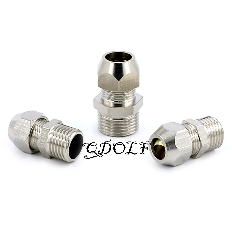 1/8 &quot 1/4&quot прямой медный быстрый поворот пневматический штуцер фитинг Air Fast