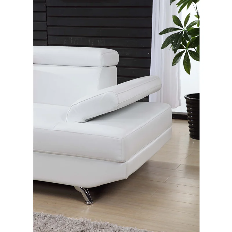 Итальянский дизайн большой размер l образный угловой диван из натуральной