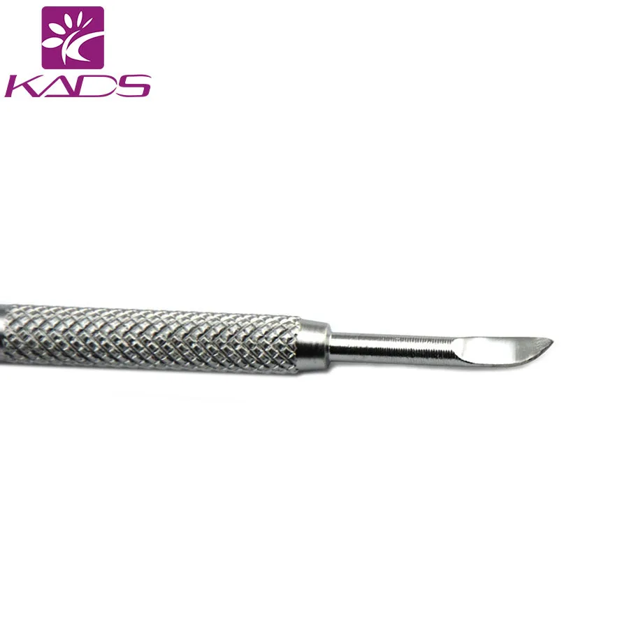 KADS 1 шт. Nail Art Уход Инструмент Кутикулы Pusher Ложка Ногтей Очиститель Маникюр Pedicare