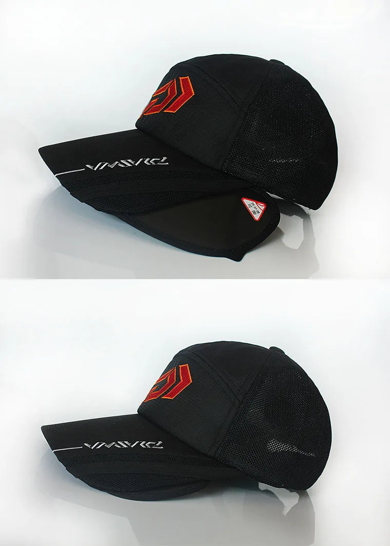 DAWA Fishing Hats Daiwa Male Sunshade Sun Visor DAIWA Breathable Cap Adjustable Hat Fishing Tackle Sun Hat Embroidery Cap