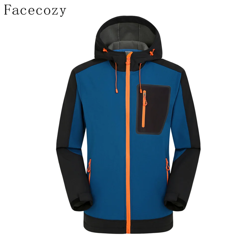 Facecozy Мужская Осенняя уличная флисовая куртка зимняя женская внутренняя
