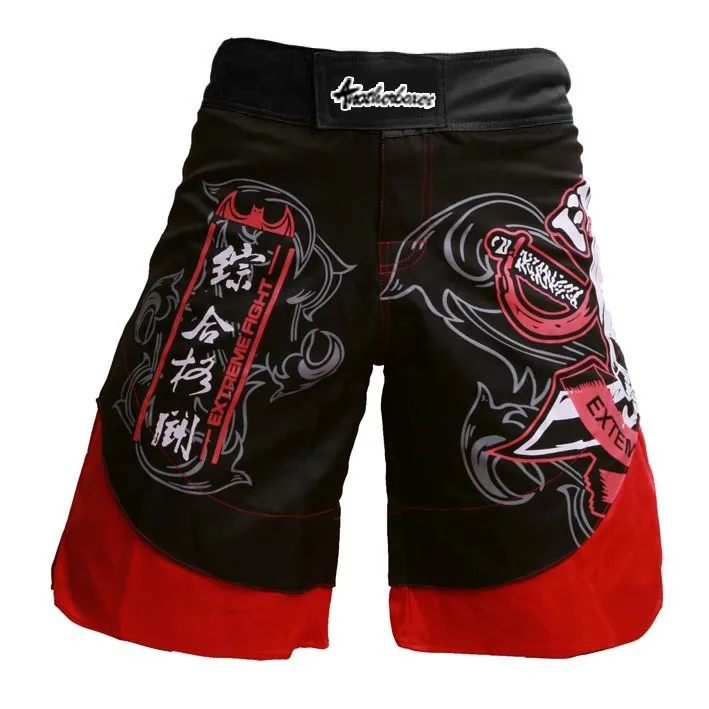 Шорты для MMA бокса с новым рисунком КОМБАТ пиратской головой человека УФК