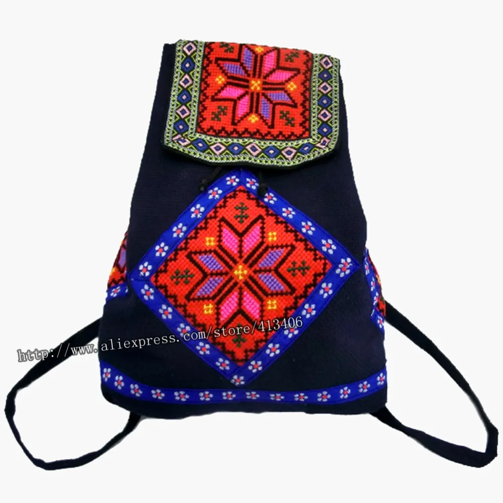 Этнический винтажный рюкзак Hmong тайский этнический в стиле бохо хиппи Этническая