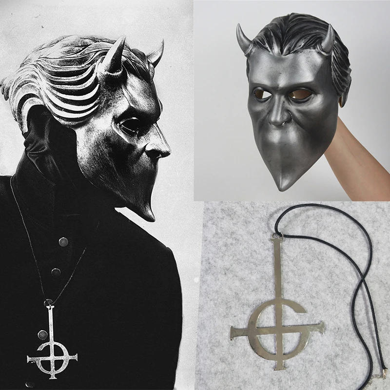 Взрослая Латексная Маска Ghost Bc Band безымная упырчатая латексная маска для косплея