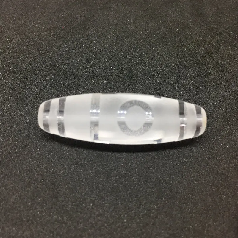 Натуральный кристалл кварцевый камень бисер один глаз 12 мм * 38 мощный амулет