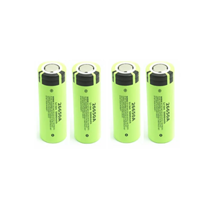 4 шт./лот 100% оригинальный новый аккумулятор для Panasonic 26650A 3 7 V 5000mAh высокой емкости