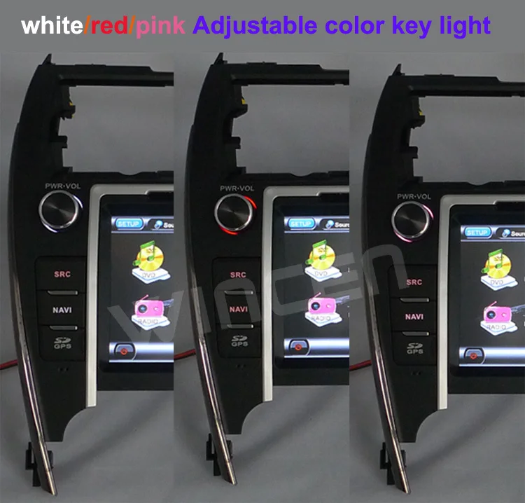 8 &quotавтомобильный DVD GPS плеер для Toyota Camry 2012 Версия США с 3G PIP двойная зона