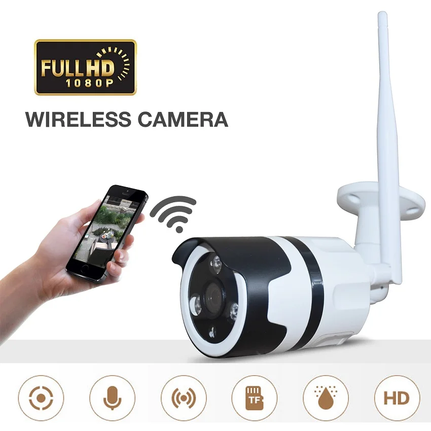 Наружная камера 1080P Wi Fi HD 3MP 3 6 мм объектив 2MP 360 градусов металлическая