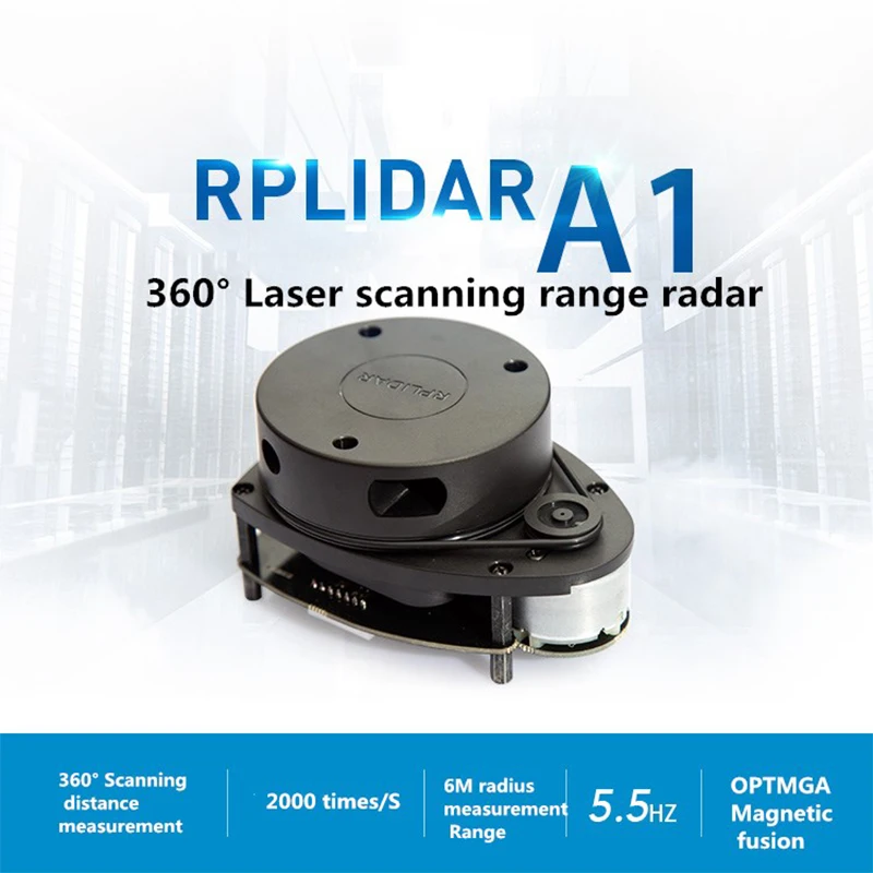 Sunhokey rплиdar A1 2D 360 градусов 12 метров сканер радиуса сканирования датчик lidar|3D