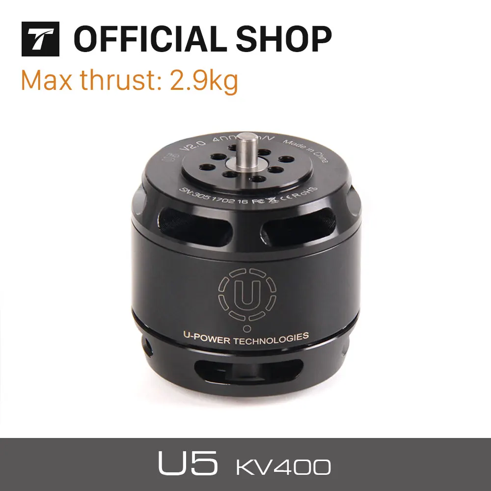 Новинка внешний бесщеточный мотор T MOTOR U Power Series U5 KV400 для Дронов с вертлюгом FPV|motor