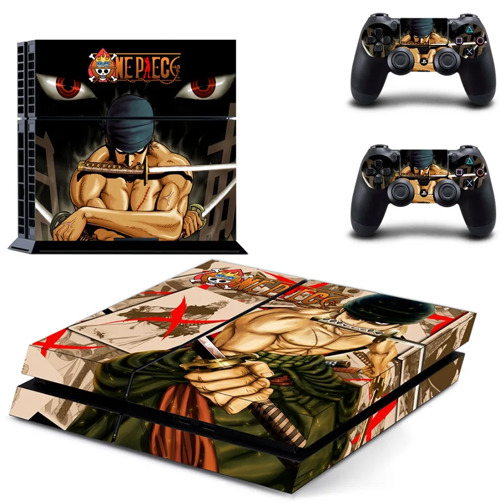 Аниме One Piece Luffy PS4 наклейка на кожу Виниловая для Sony Playstation 4 консоль и 2 контроллера