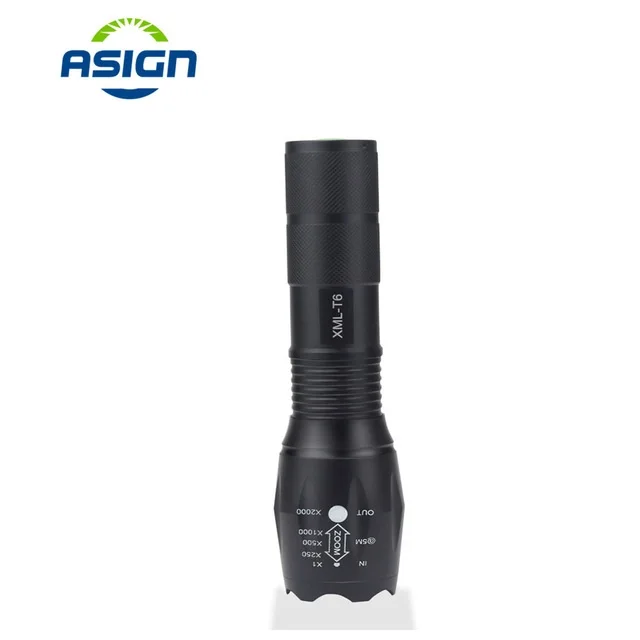 T6 фонарик 18650 Xml Zoom Penlight 4000Lm 5 режимов светодиодный водонепроницаемый мини фонарь |