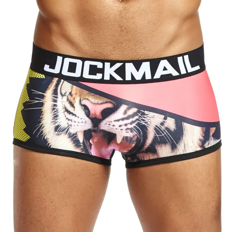 Трусы-боксеры JOCKMAIL мужские пикантное нижнее белье игривые трусы слипы с