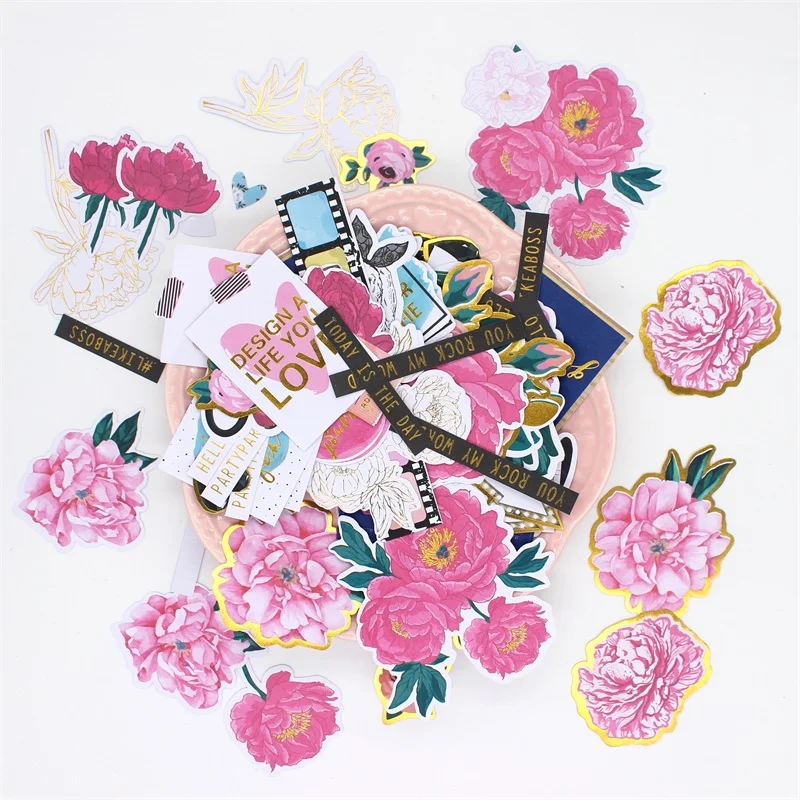136 шт. цветные высечки для скрапбукинга|cutting dies|cutting dies for scrapbookingcut scrapbooking |
