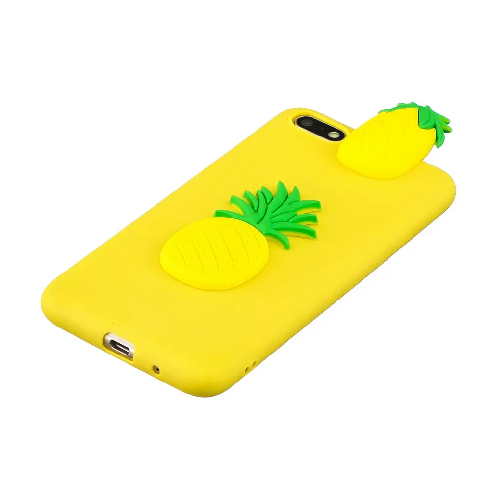 Силиконовый чехол для Huawei Y5 2018 мягкий из ТПУ с 3D рисунком единорога медведя