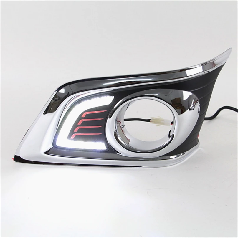 2 шт. Тюнинг автомобилей для Toyota Hilux VIGO CHAMP 2012 2013 2014 светодиодный DRL Габаритные огни