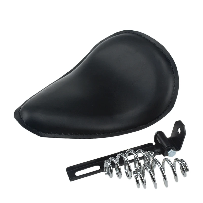 

New Black Motorcycle Solo Seat 3" Spring Bracket For Harley Sportster XL Chopper Bobber Yamaha Suzuki Honda Custom Universal