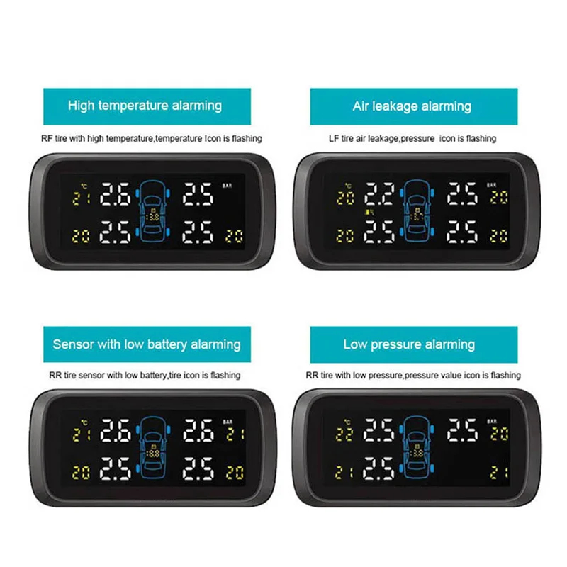Беспроводная система мониторинга давления в шинах CAREUD U903 TPMS 4 шт. мини внешние