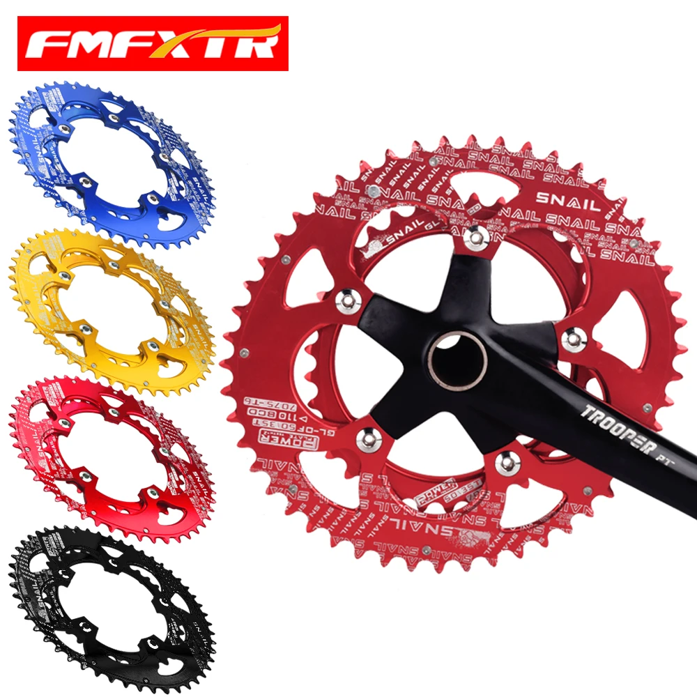 FMFXTR 700C Road Bicylcle 110BCD 50/35T Овальный набор цепных колес для велосипеда 7075 T6 сплав
