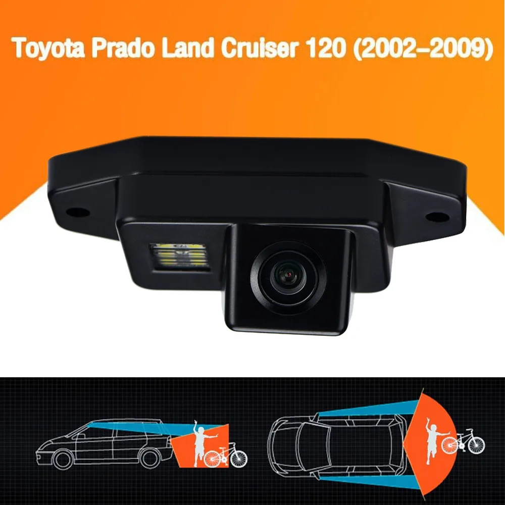 2019 автомобильный видеорегистратор задняя камера для Toyota Prado Land Cruiser 120 заднего