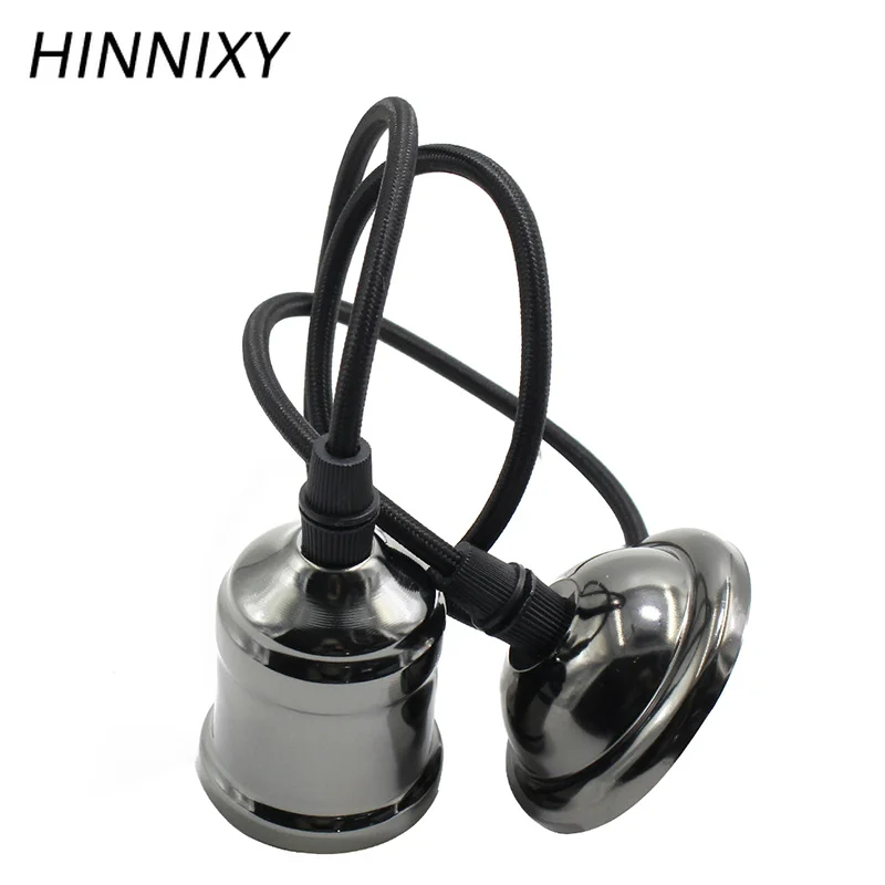 Подвесной светильник Hinnixy E27 с металлическим покрытием из розового золота