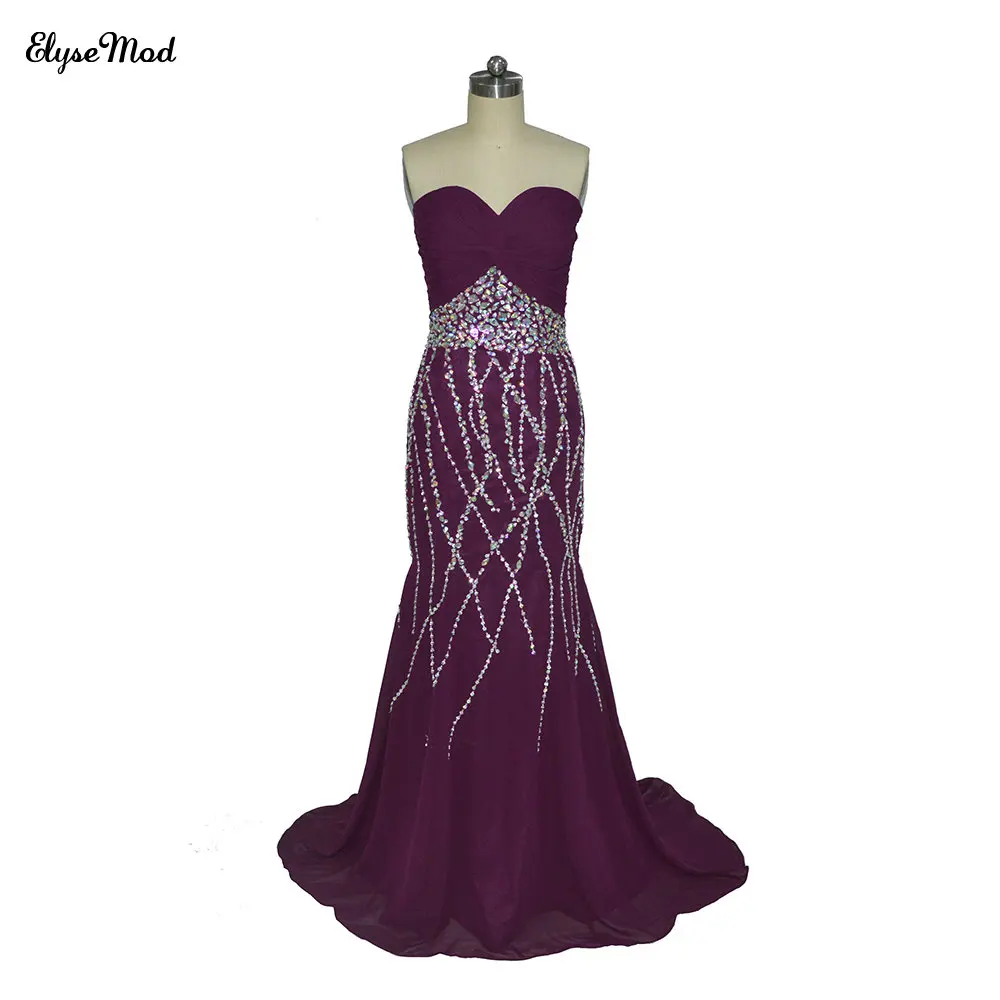 Фантастическое Новое дизайнерское милое фиолетовое платье для выпускного