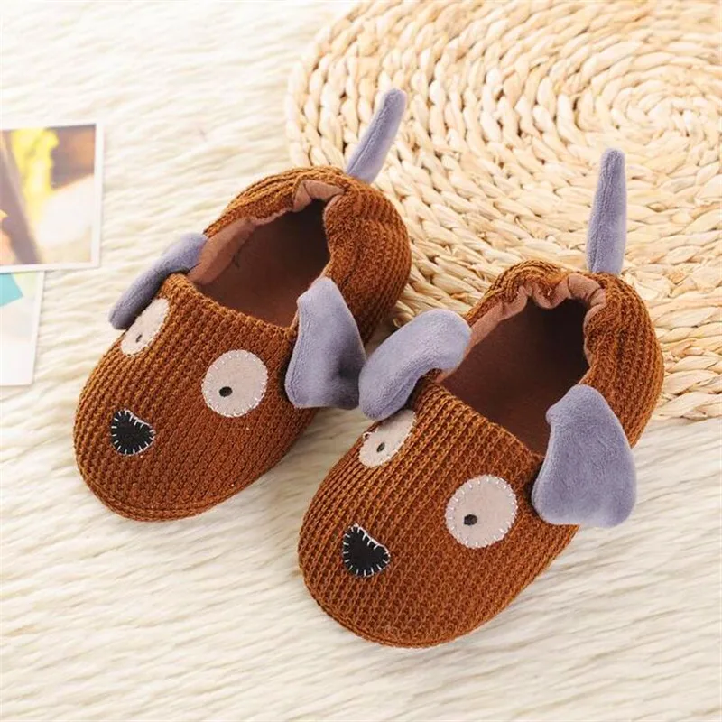 Kidadndy/зимняя домашняя обувь из хлопка домашние тапочки для мальчиков с коричневой