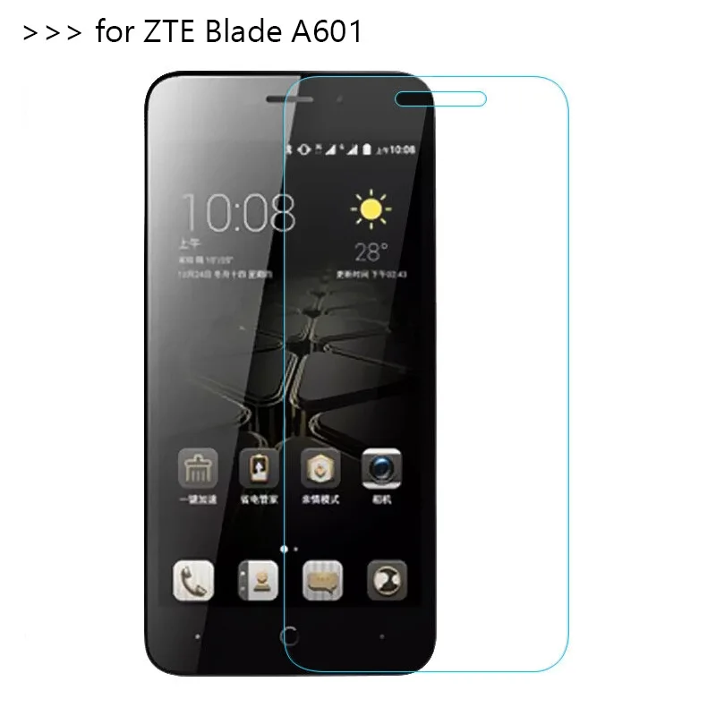 Защитное стекло для zte blade a610 закаленное защиты экрана a601 пленка 601 610 510