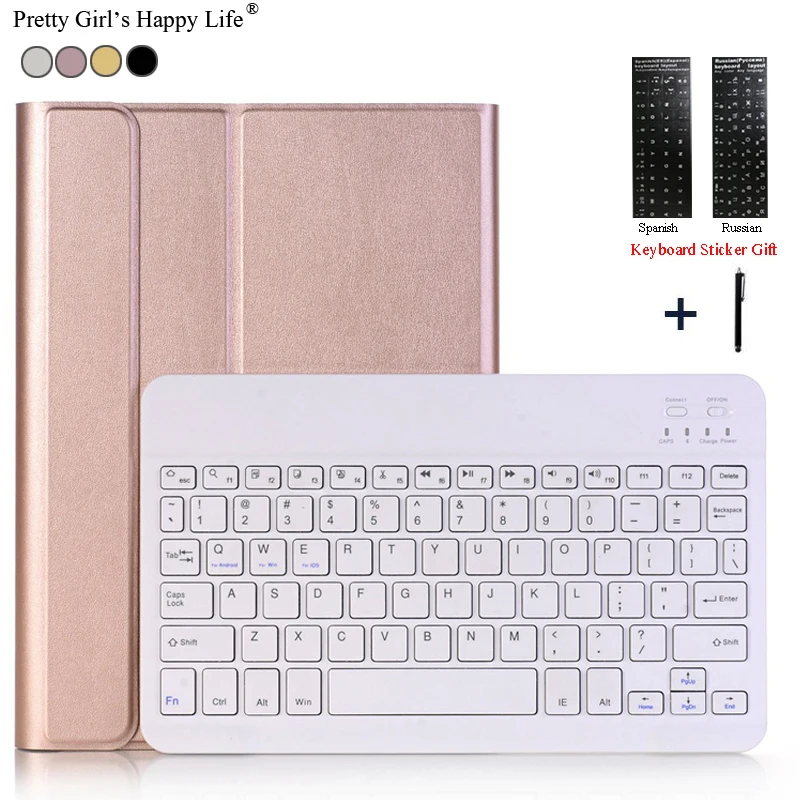 Для iPad Pro 10 5 дюймов беспроводной Чехол для клавиатуры Bluetooth ''из алюминиевого
