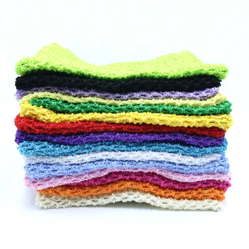 

1pc 23x25cm 10inch Stretching Crochet Chest Wrap Girl Fabric Knit Tutu Tube with Lining DIY Children Skirt Dress Accessories