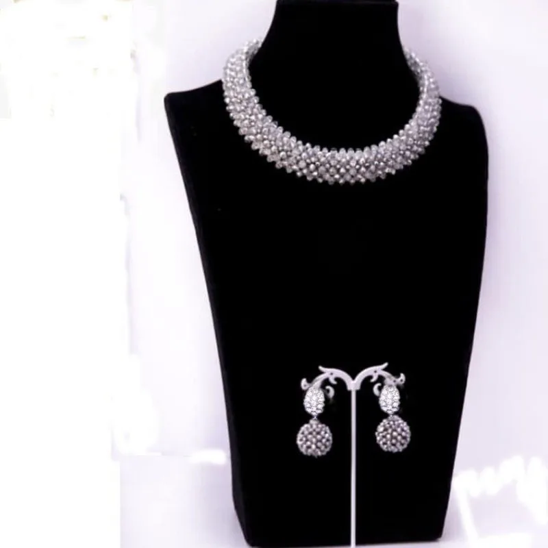 Dudo Jewelry Gold Nigerian Choker Necklace Set With Balls Earrings Wedding Bridal For African Party Women | Украшения и