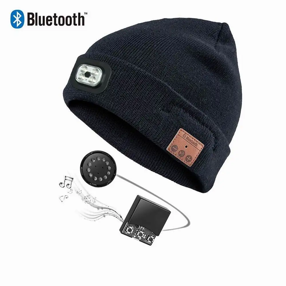 Arikasen Bluetooth наушники зима теплая шапка вязаная с беспроводными наушниками бини