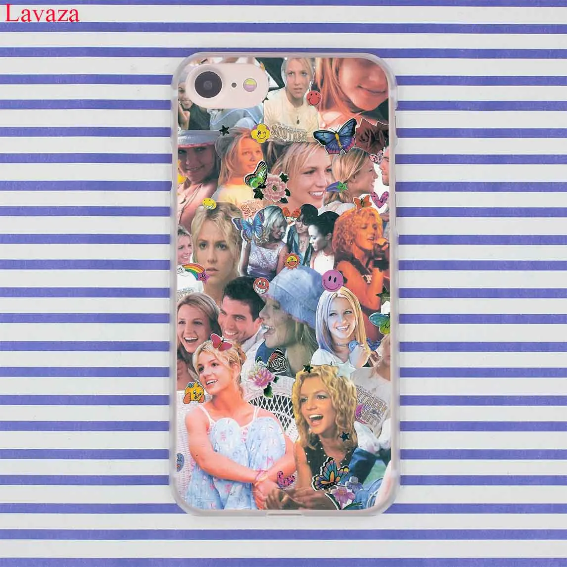 Жесткий чехол для телефона Lavaza Britney Spears Mode с коллажем iPhone XR X 11 Pro XS Max 8 7 6 6S 5 5S SE 4S 4