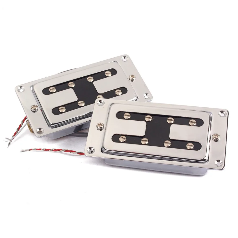 Silver Humbucker Pickup Adjustable Pole Piece w/ Screw for LP Guitar Parts | Спорт и развлечения