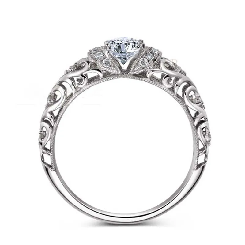 CC классические кольца в стиле барокко для женщин Винтажный декоративный узор