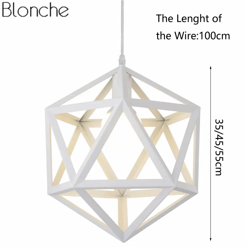 Винтажные алмазные металлические подвесные светильники для гостиной кухни