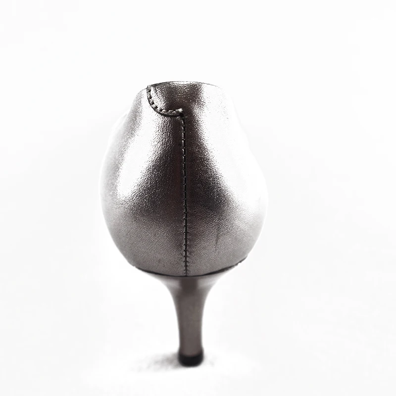 Haiou/брендовые Лидер продаж Серебристые туфли на высоком каблуке 2017 новые острый