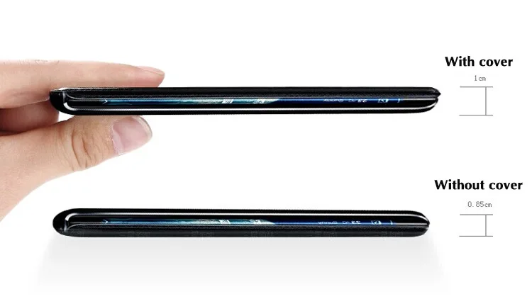 Кожаный чехол бумажник с откидной крышкой для аккумулятора защитный кожаный