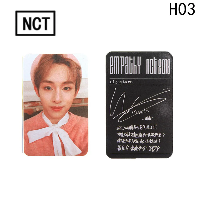 Новое поступление K pop NCT U 127 карт многоцветная версия 2018 бумажная Фотокарточка