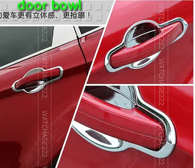 

8 шт., хромированная крышка для дверных ручек FORD escel KUGA 2013, отделка