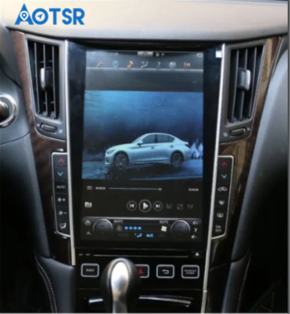 Tesla стиль вертикальный экран автомобильный аудио плеер с GPS для Infiniti QX50 Q50LQ QX60 Поддержка Зеркало Ссылка 1080P android магнитофон
