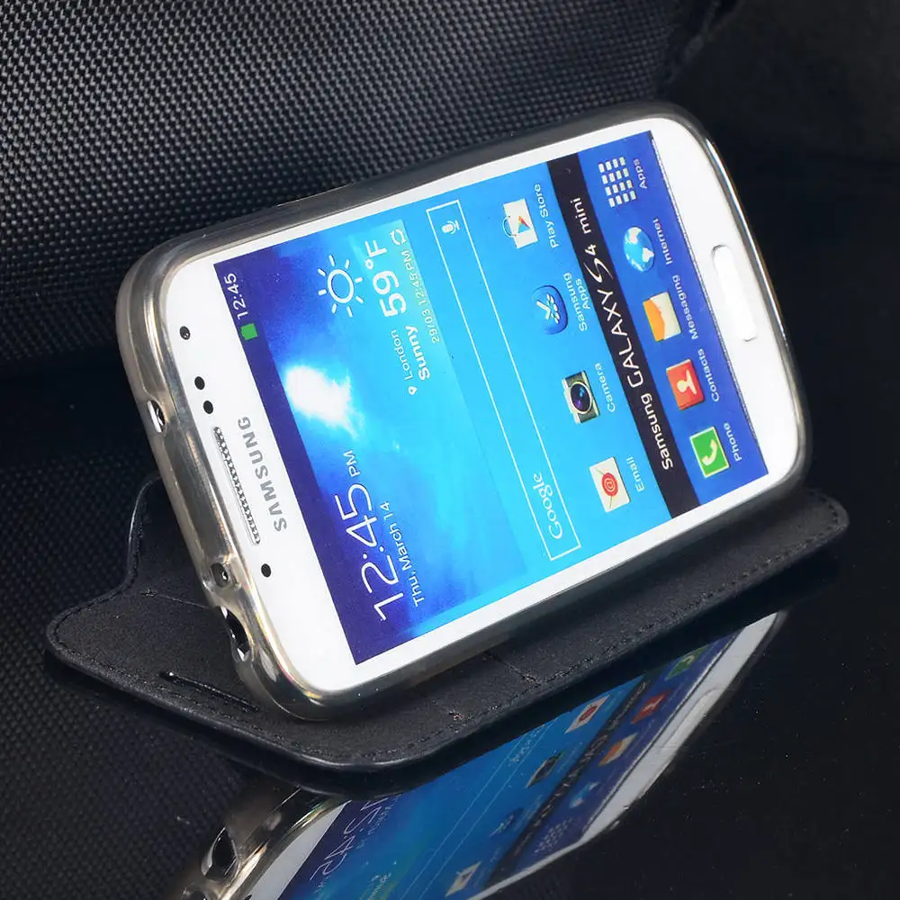 Чехол для телефона Samsung Galaxy S4 Mini I9190 I9192 мягкий чехол подставка из ТПУ с