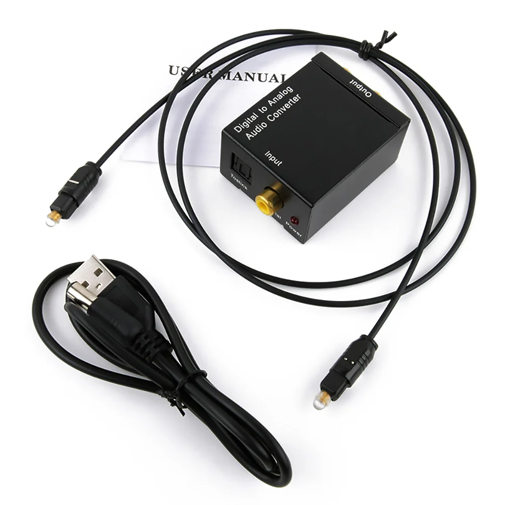 FDBRO 2019 аналоговый аудио преобразователь адаптер RCA Цифровой оптический