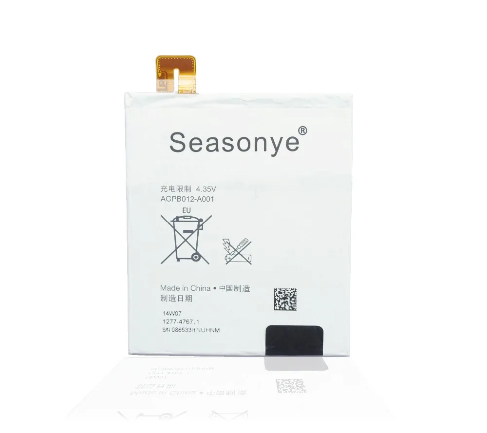 Seasonye в розницу/оптом 3000 мАч/11.4Wh AGPB012 A001 запасная батарея для sony xperia T2 ультра D5303 D5306