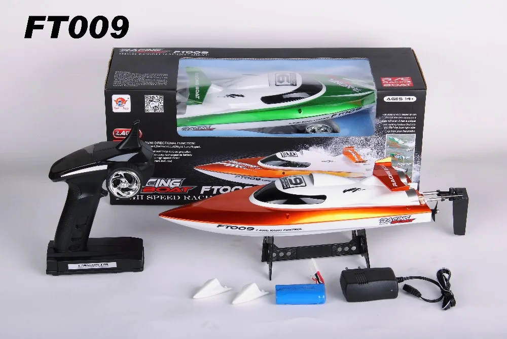 Flytec Feilun FT009 2 4G 4CH RC гоночная лодка система водяного охлаждения самоправые 30 км/ч