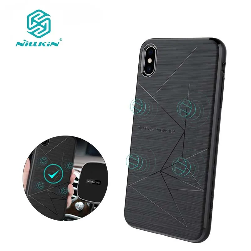 NILLKIN Магнитный Qi беспроводной зарядный чехол для iPhone XS Max чехол 6,5 ''для iPhone XR чехол 6,1'' для Xs X