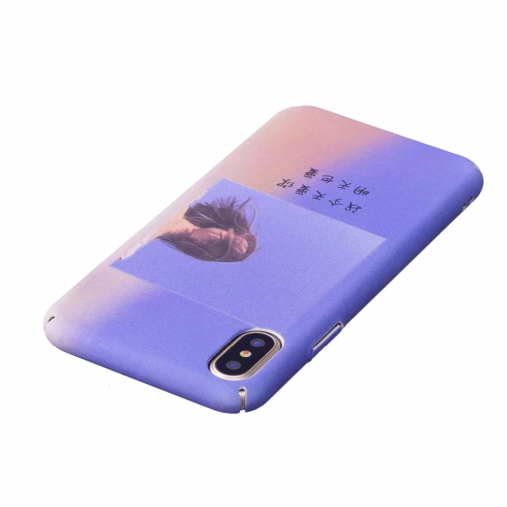 Duagairen ночь световой жесткий футляр для iPhone X 6 6S 7 8 плюс крышка моды Чехол защитный