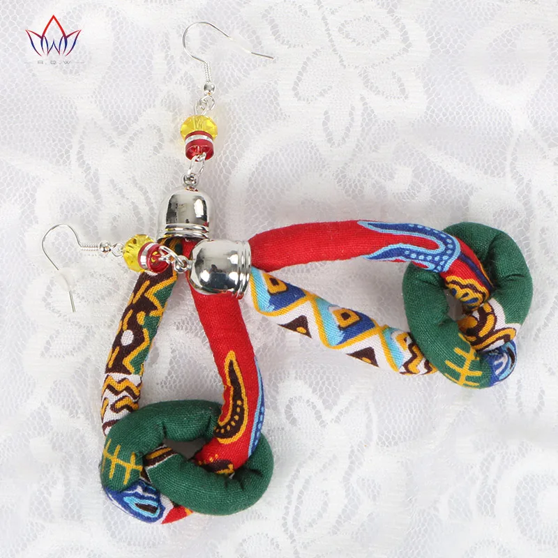 2021 новые Африканские Этнические серьги анкарские Африканский тканевый узел