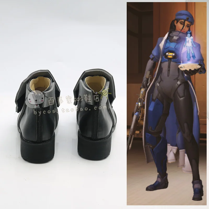 [Настроить] Игра OW figure Ana Amari; обувь для костюмированной вечеринки; короткие ботинки; ролевые игры на Хэллоуин; Новинка года;