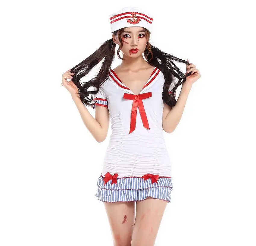 Белое Женское платье для Хэллоуина | Тематическая одежда и униформа